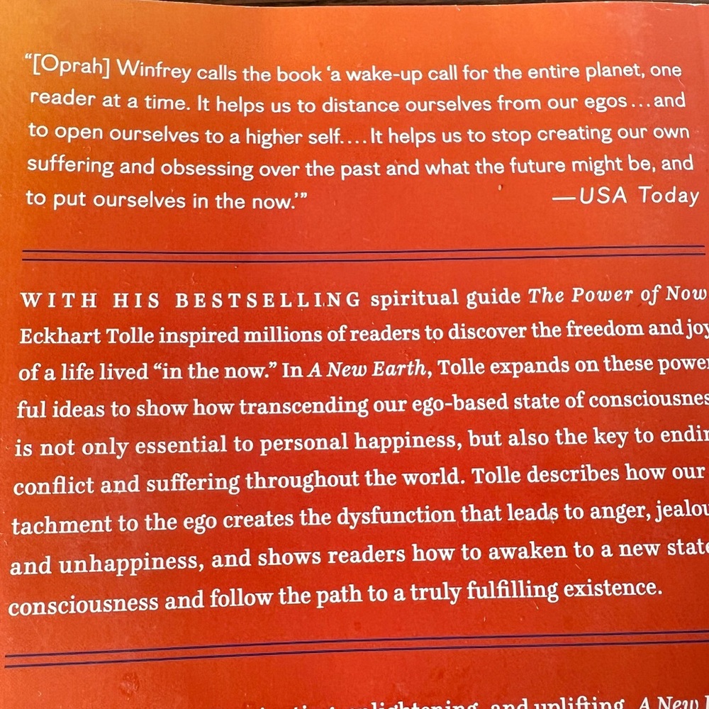 A New Earth: Awakening to Your Life's Purpose -- Eckhart Tolle - Picture 6 of 8